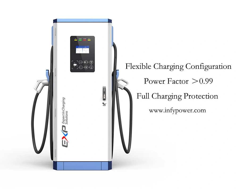 Dual Connector 180kw 240kw Rapid Recharging Point Electric Vehicle Fast Charger Fleet Charging Station Public Power Transfer Smart Charge