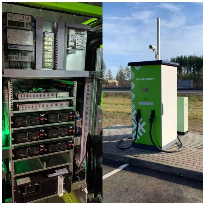 Dual 60kw Chademo CCS 80kw EV DC Fast Charging Station with Ocpp for Public Project DC Fast Charging Station