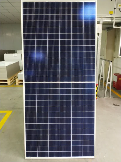 Novo Painel Solar Tech 430W Meio Corte Bi-Facial Sistema Solar de Energia de Alta Qualidade Elétrico Folha de Telhado de Aterramento Produto de Painel Solar
